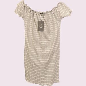 NWT Body Glove Stretch Off The Shoulder Mini Dress